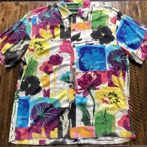 Camisa Jams World Para Hombre Mediana Caliente Colorido Rayón Hawaiano - Imagen 1 de 8