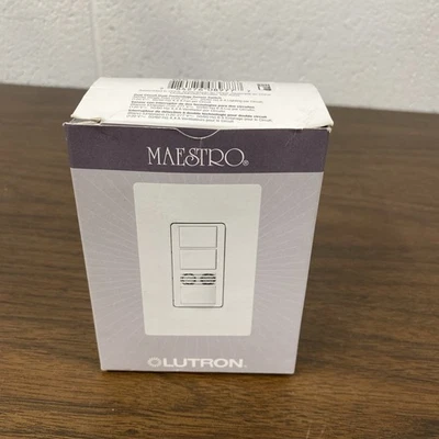 Lutron Maestro Dual Circuit Occupancy Sensor Switch - White (MS-A202-WH) - Image 1 of 3