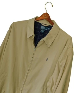 Herren POLO RALPH LAUREN Premium Vintage Beige HARRINGTON Jacke Gr. XXL *sehr guter Zustand* - Bild 1 von 10