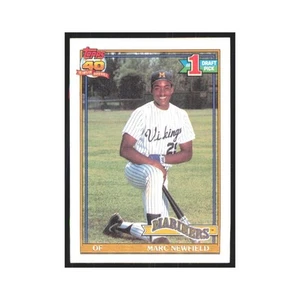 1991 Topps Marc Newfield Mariners #529 - Picture 1 of 3