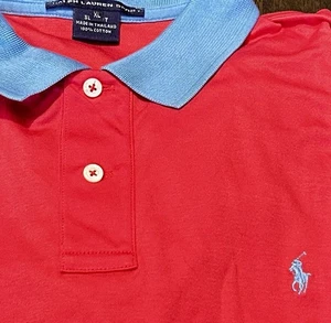 Ralph Lauren Sport Polo Shirt Youth XL Slim Fit Casual Preppy Commute NEW - Picture 1 of 8