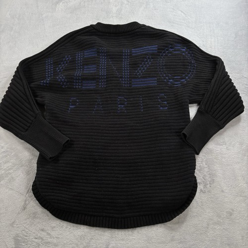 Giacca Kenzo Paris full zip uomo S small track misto lana full zip scritta