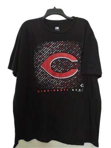 Genuine Merchandise Ring Spuns Soft Tshirt Cincinnati Reds Men's 2xl Black Cover
