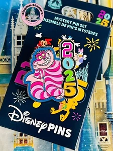 2025 Disney Parks Dated Mystery Box Pin Cheshire Cat Alice In Wonderland ONLY - Picture 1 of 1