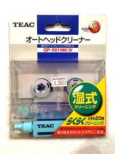 TEAC audio cleaning cassette QP-001 MK IV  Wet type new  Japan without liquid