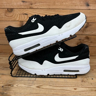 Nike Entrenadores Para Hombres Talla UK 11.5 Air Max 1 Ultra Moire Negro Blanco Zapatos para Correr Foto 1 de 4