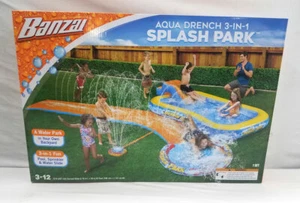 Parque Splash Banzai Aqua Drench 3 en 1 NUEVO - Imagen 1 de 4