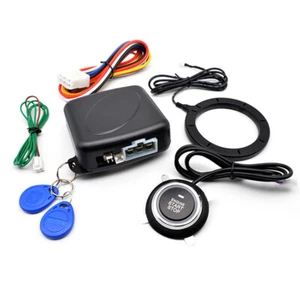 New Keyless Entry Starter Antitheft System 12V Car Entry Ignition Starter Switch - Bild 1 von 6