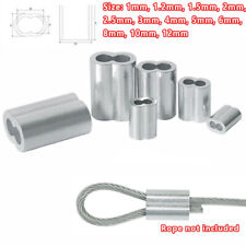 Aluminium Swages Crimps Ferrule for 1mm - 12mm Stainless Steel Wire Rope Cable