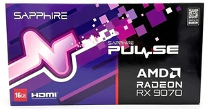 Sapphire Pulse Radeon RX 9070 16 GB GDDR6 PCIe 5,0 x 16 scheda grafica scatola aperta - Foto 1 di 8