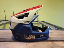 Leatt 4.0 Enduro Sand (Blue / Tan / Red) Medium Convertible Helmet