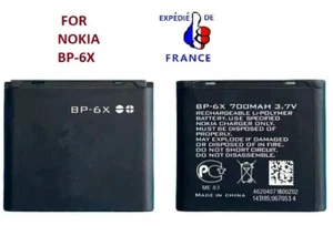 BATTERIE OUR NOKIA BP-6X SIROCCO 8800 AKKU ACCU battery BP6X 700mAh - Photo 1/1