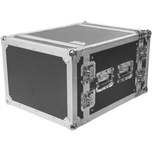 Heavy Duty 8 Space ATA Rack Case - 8U PA DJ Amplifier Flight Road Case - Picture 1 of 8