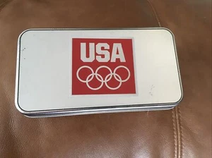 Rare Vintage Olympics Games Tin Box - Picture 1 of 8