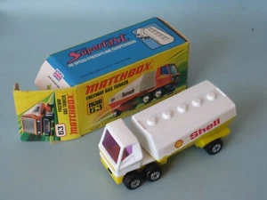 Lesney Matchbox Superfast 63 Freeway Gas Tanker SHELL Petrol Boxed Model 70mm b - Picture 1 of 3