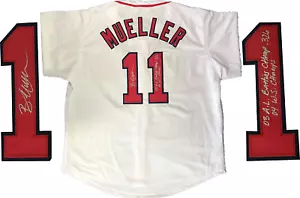 Bill Mueller "03 AL Batting Champ .326 04 WS Champs" Autographed Boston Red Sox - Picture 1 of 5