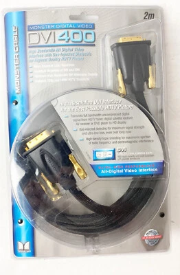 Monster Cable DVI400 Digital Video Cable - 2 meter / 6.6 feet - Image 1 of 2