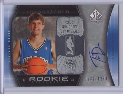 2005-06 SP Authentic Travis Diener Magic AU RC 231/1299 - Image 1 of 2