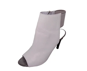 White Leather High Heel Sandals LK Bennett London Shoes Women's Euro 40 - Picture 1 of 19