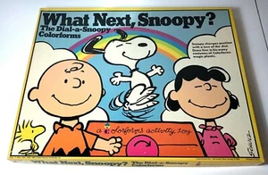 What Next, Snoopy? The Dial a Snoopy Colorforms Vintage 1960's - Picture 1 of 3