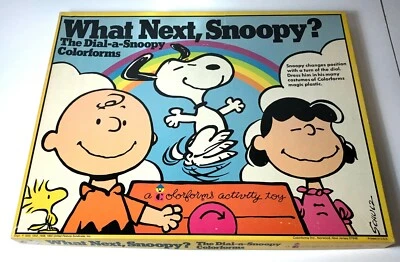 What Next, Snoopy? The Dial a Snoopy Colorforms Vintage 1960's  - Image 1 of 3