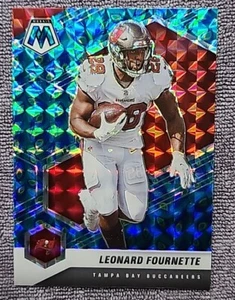 2021 Panini Mosaic Football Choice Peacock Prizm #187 Leonard Fournette SSP - Picture 1 of 2