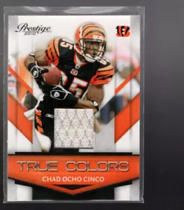 B4943- 2010 Prestige True Colors Materials #6 Chad Ochocinco Jersey /250 - NM-MT - Picture 1 of 2