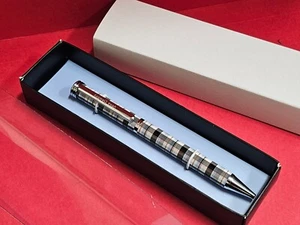 NIB Vera Bradley PERFECTLY PLAID Metal Twist Ball Point Pen Black refill capable - Picture 1 of 7