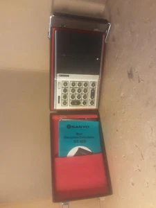Vintage Sanyo Taschenrechner 1970 ICC-82D mit Handbuch, ohne Netzkabel, ungetestet - Bild 1 von 13