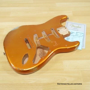 Corpo Stratocaster Fender Custom Shop Ltd Ed Relic 65 RARO! Candy Tangerine Nitro - Foto 1 di 9