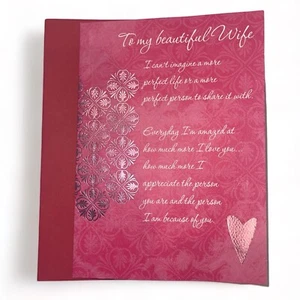 To My Beautiful Wife Valentine Card - Recycled Paper Greetings - by Vicky Barone - Picture 1 of 3