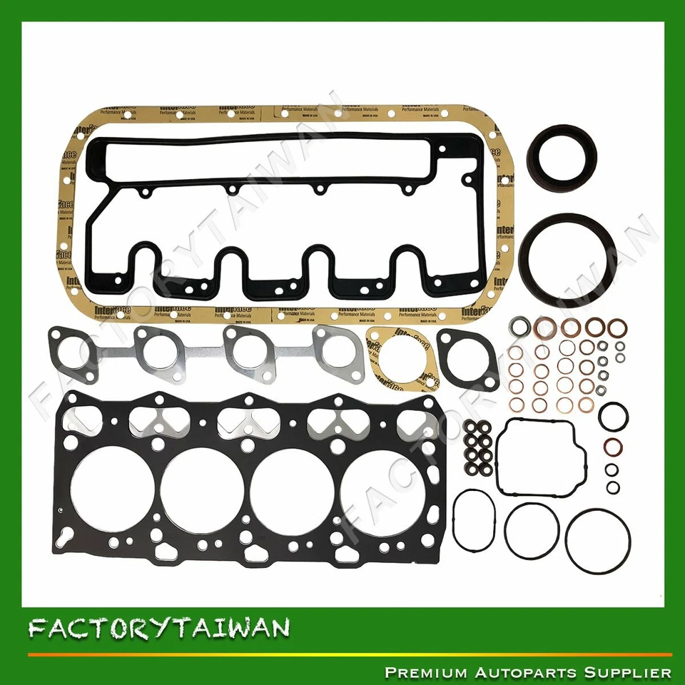 AFTERMARKET NEW Full Gasket Set for ISUZU 4LE1 (100% TAIWAN MADE)