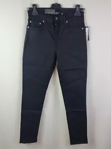 Lauren Ralph Lauren Womens 5 Pocket High Rise Jeans - Black, Size 8 UK (4 US) - Picture 1 of 2