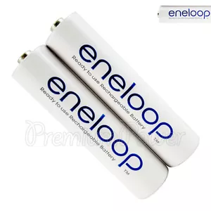 2 x Panasonic Eneloop AAA batteries 800mAh Rechargeable Accu Ni-MH HR03 Phones - Picture 1 of 1