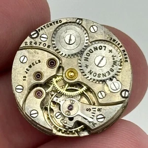 19.7mm Ladies Cyma Ref 836a J W Benson Manual Wind Swiss Watch Movement PARTS - Picture 1 of 15