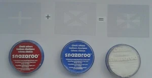 Union Jack face painting set inc stencils & paint fundraising Queens Jubilee - Picture 1 of 1