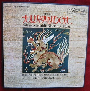 1960 RCA Puccini Turandot - Boxed Set 3 Records & Booklet; Nilsson, Bjoerling - Picture 1 of 1