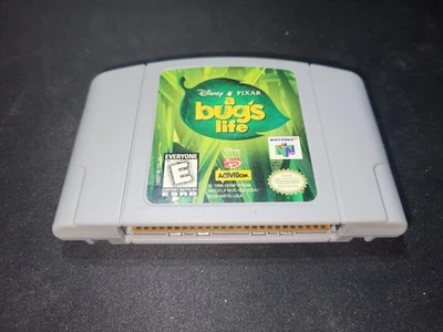Cartucho de juego Disney/Pixar A Bug's Life Nintendo 64 N64 auténtico excelente estado Foto 1 de 2