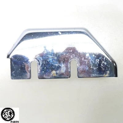 1999 HARLEY SOFTAIL FATBOY CHROME REAR BRAKE MASTER CYLINDER COVER - Image 1 of 4