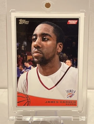 James Harden 2009-10 Topps Rookie Card RC #319 NM Nets Rockets Thunder - Image 1 of 2