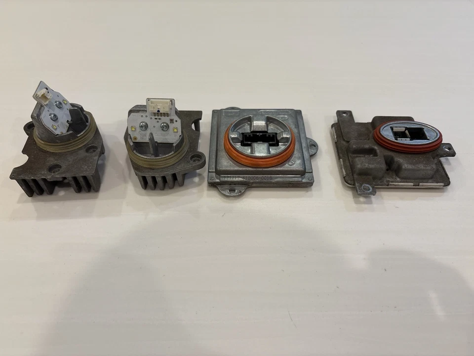 2013-2015 BMW X1 Left Headlight Head Light Xenon Ballast Control Module Set OEM - Image 1 of 4