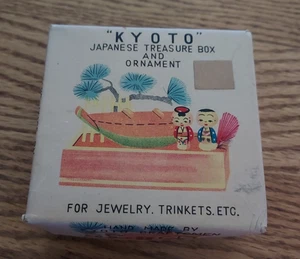 Vintage Nested KYOTO Dolls in Original Box Japan 3" Hand Made - Picture 1 of 10