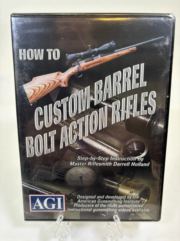 AGI How to Custom Barrel Bolt Action Rifles DVD (2017) Step-by-Step Instruction  Foto 1 de 2