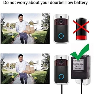 For Video Ring Doorbell Adapter Charger 8M Power Supply Charging Transformer - Picture 1 of 8