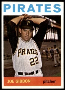 1964 TOPPS JOE GIBBON 307 EXMT BASEBALL PITTSBURGH PIRATES - Picture 1 of 2
