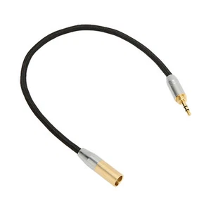3 Pin Male To Mini XLR 3.5mm Cable Plug And Play Gold Plated Stereo Sound 3.5mm - Picture 1 of 12