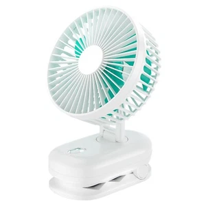 Desk Fans Small Quiet, 70° Oscillating 5000mAh USB-C Rechargeable Battery O - Picture 1 of 8
