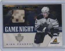 2011-12 Pinnacle Game Night Materials Jersey #44 Dion Phaneuf    *S6511