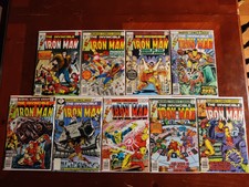 Marvel Comics Iron Man #101 103 107 110 113 116 117 123 129 Comic 9 Book Lot