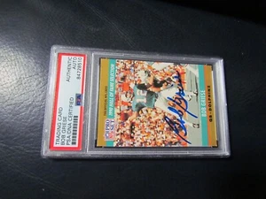 1990 Proset Bob Griese Signed Baseball Card PSA Encapsulated - Picture 1 of 3